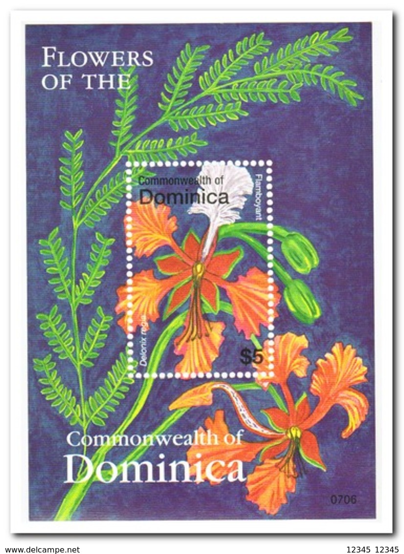 Dominica 2007, Postfris MNH, Flowers, Orchids - Dominica (1978-...)