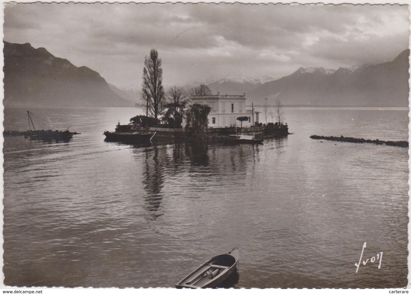 L'ile SALAGNON,suisse,prés De Montreux,monasterium,rivi Era Ray D'enhaut,endroit à Voir - Montreux