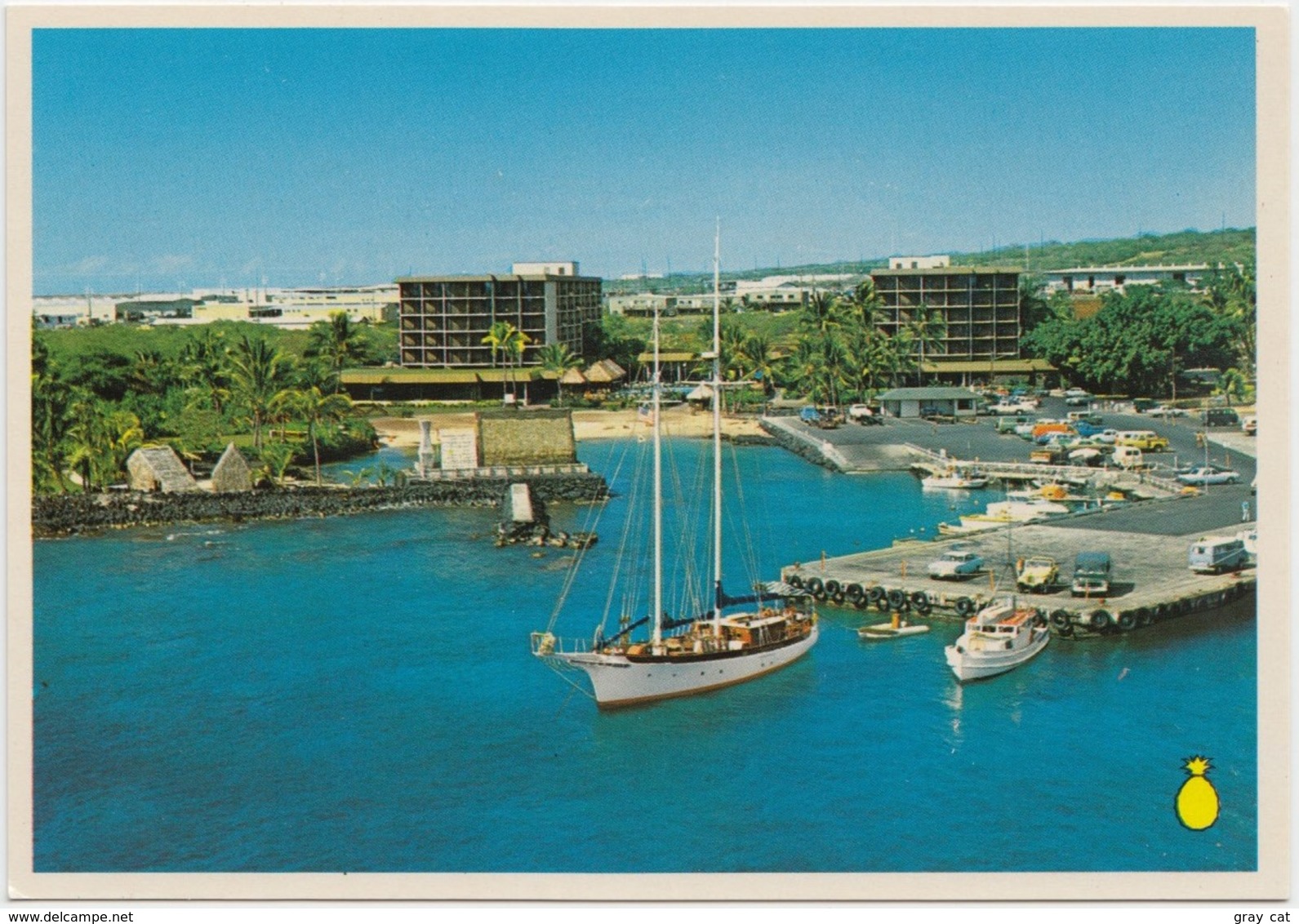 KAILUA PIER, Kailua, Island Of Hawaii, Unused Postcard [20998] - Big Island Of Hawaii