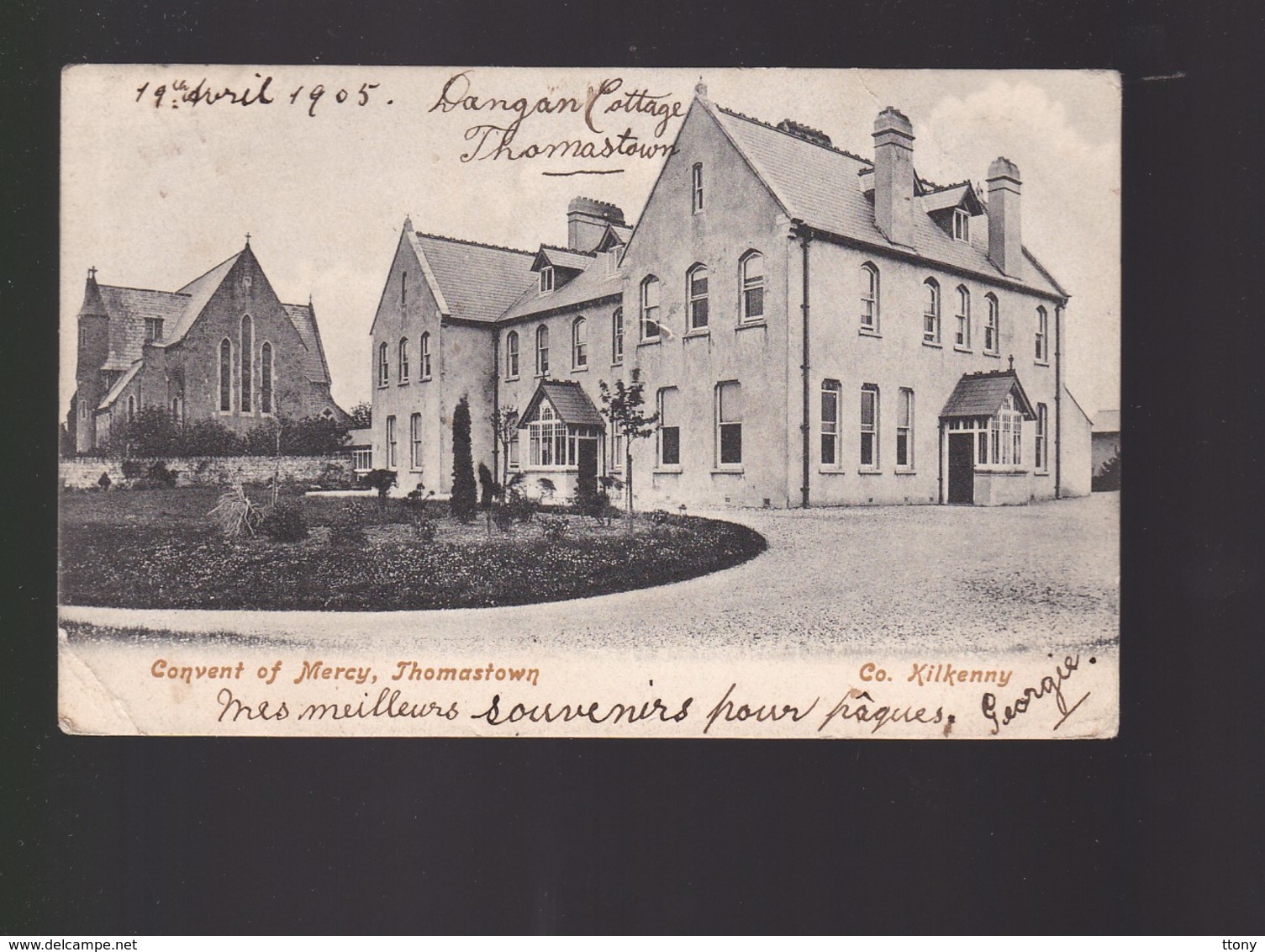 Cpa  : Irlande  Du Sud  Ville DeThomastown  Le Convent Of Mercy  Année 1905 - Other & Unclassified