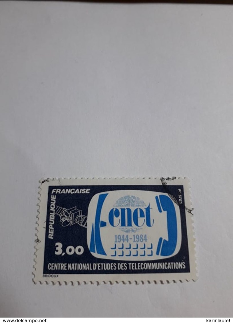 Timbre France N° 2317 Quarantième Anniversaire Du CNET 1984 Oblitéré - Used Stamps