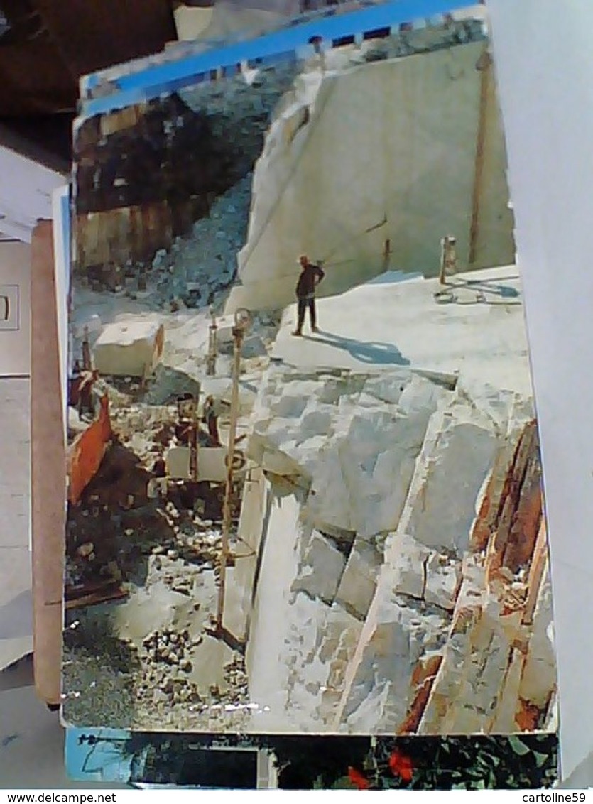 CARRARA LE CAVE OPERAI AL LAVORO  N1975  GQ508 - Carrara