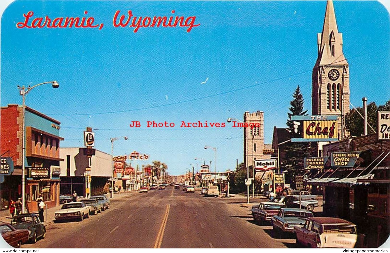 279125-Wyoming, Laramie, Third Street, Looking North, Business District, Sanborn By Dexter Press No 20282-C - Laramie