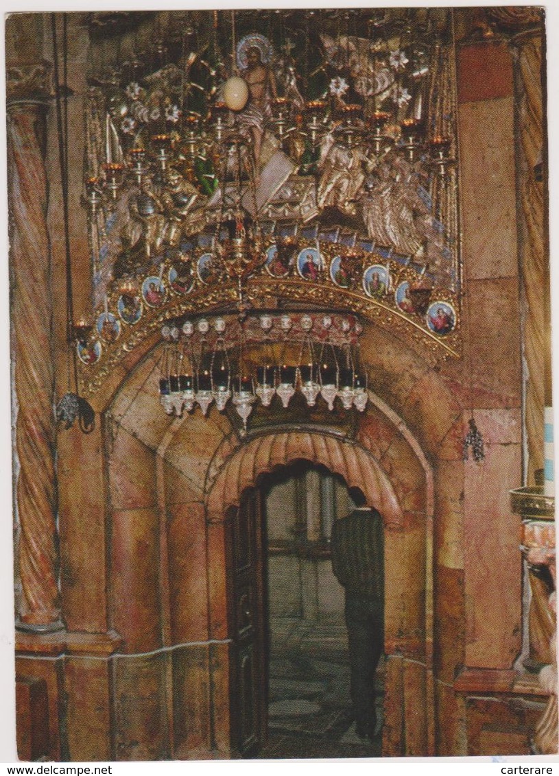 ISRAEL ,JERUSALEM,yéroushalaim,capitale Mondiale Des Religions,saint Sepulchre,marbre,lustre - Israel