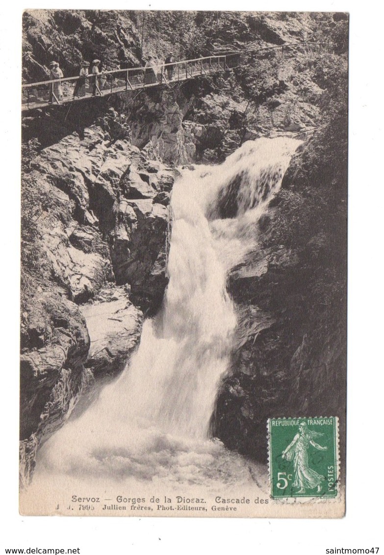 74 - SERVOZ . GORGES DE LA DIOSAZ . CASCADE DES DANSES - Réf. N°8792 - - Altri & Non Classificati