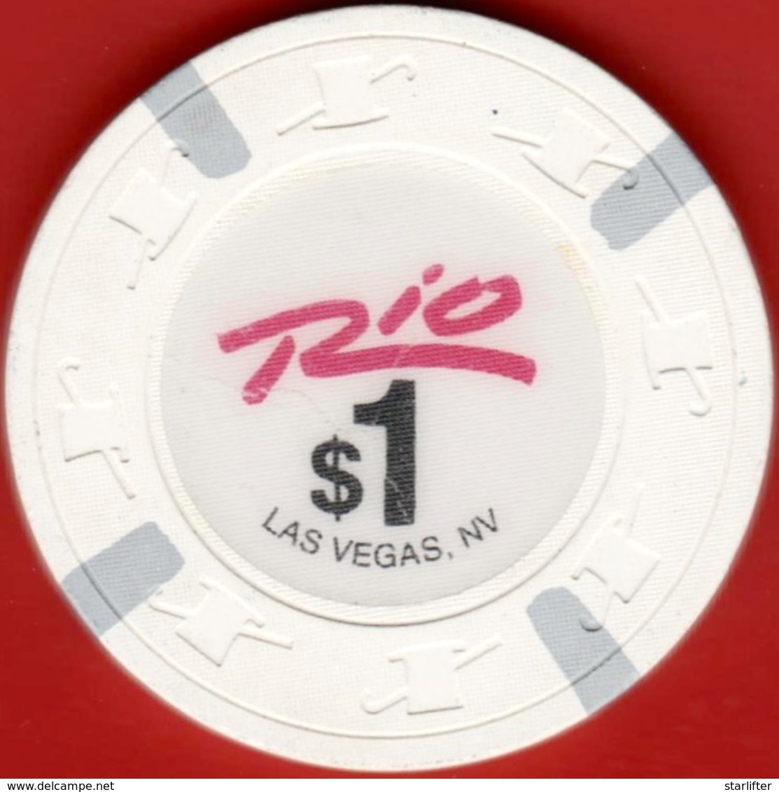 $1 Casino Chip. Rio, Las Vegas, NV. B37. - Casino