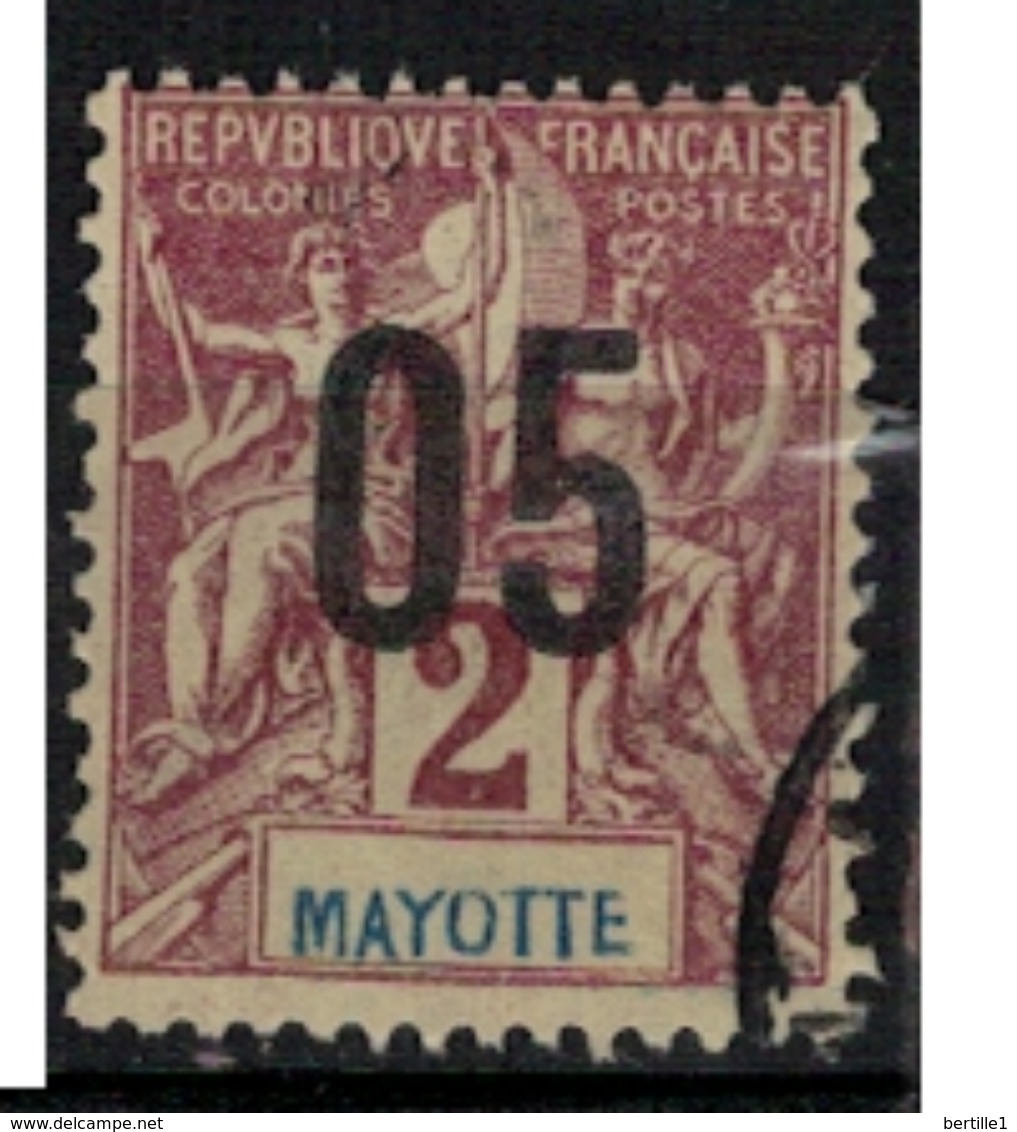 MAYOTTE     N°  YVERT     21    ( 4 )         OBLITERE       ( O   3/01 ) - Used Stamps