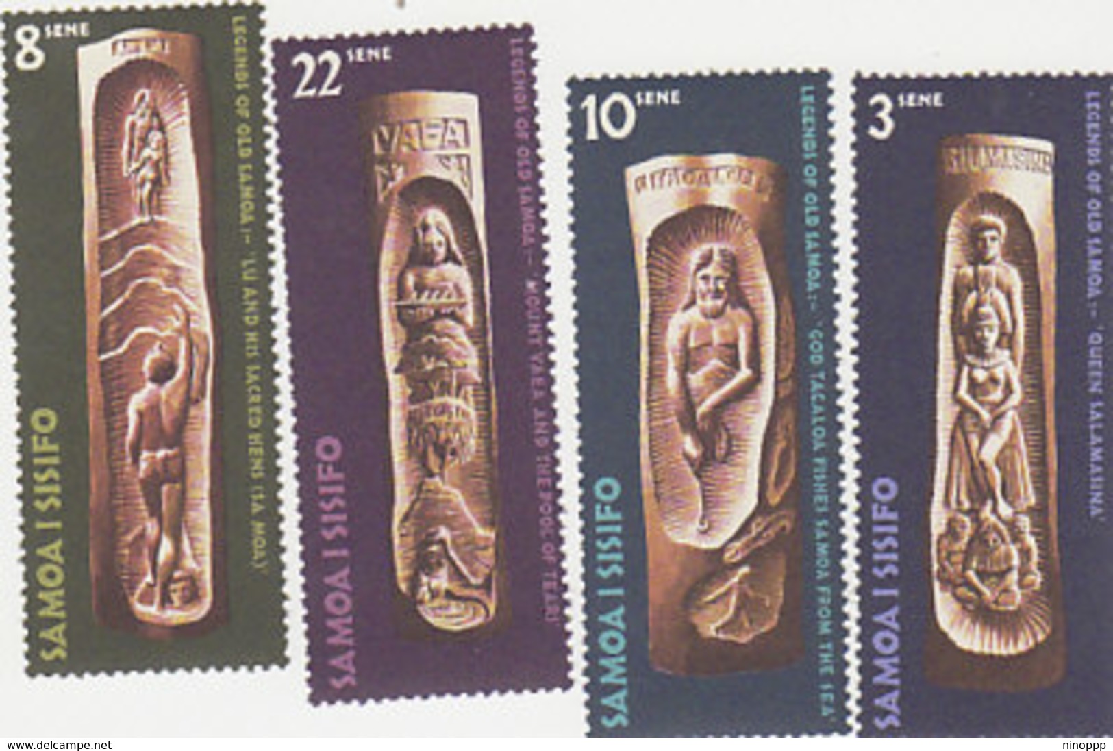 Samoa SG 365-368 1971 Legends ,mint Never Hinged - Samoa