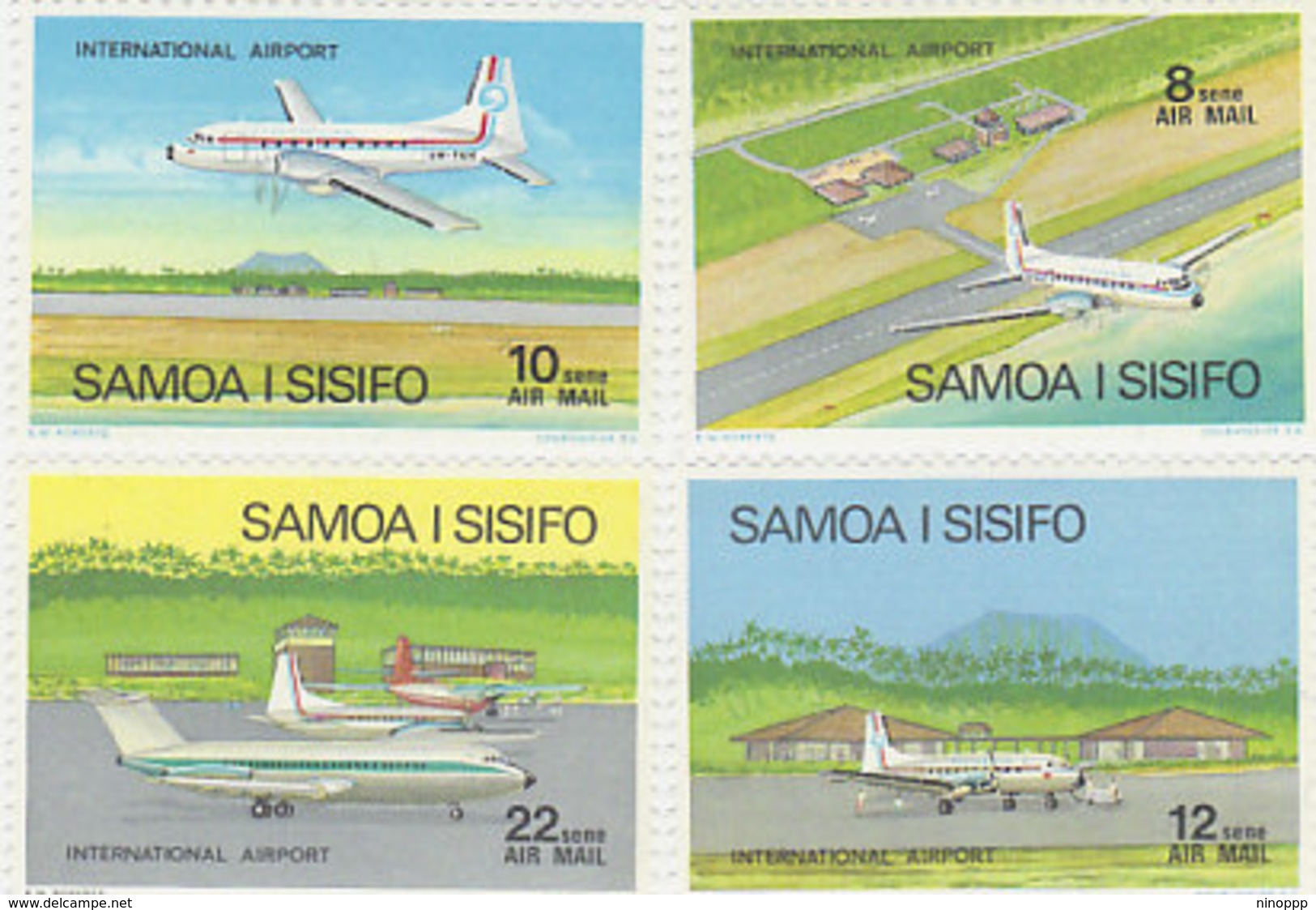 Samoa SG 409-412 1973 Planes,mint Never Hinged - Samoa