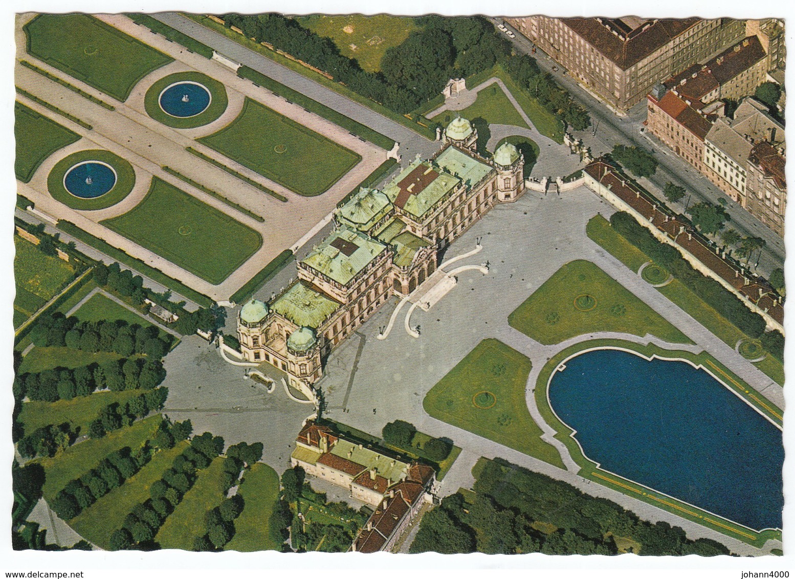 Wien  3, Schloß Belvedere ,erbaut 1721-1722 Am 15.Mai Wurde Hier Der österr.Staatsvertrag Unterzeichnet - Belvédère