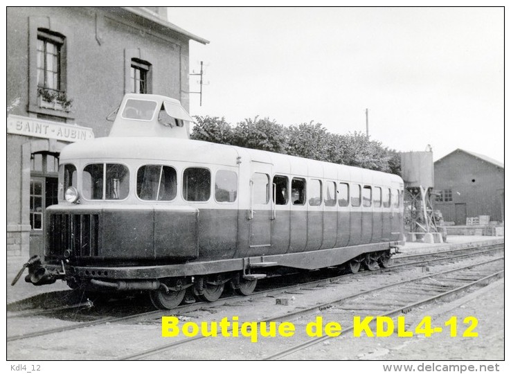 AL 500 - Autorail Michelin Type 14 En Gare - SAINT-AUBIN SUR MER - Calvados 14 - CM - Saint Aubin