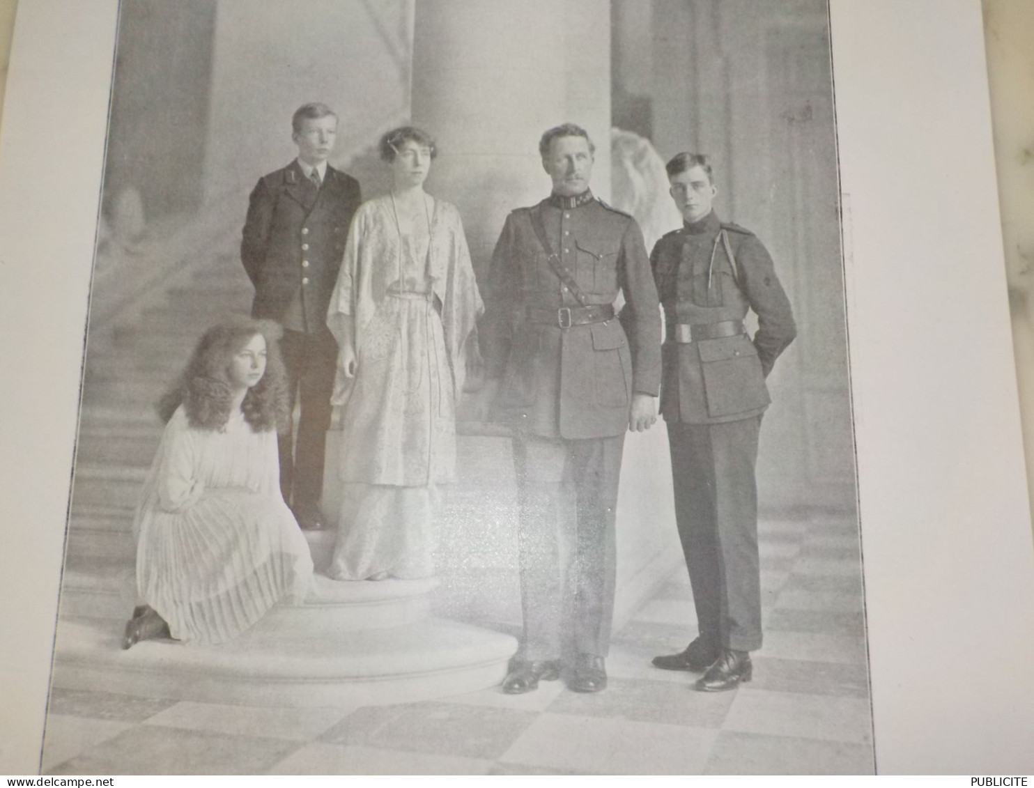 PHOTO FAMILLE ROYALE DE -BELGIQUE 1920 - Zonder Classificatie