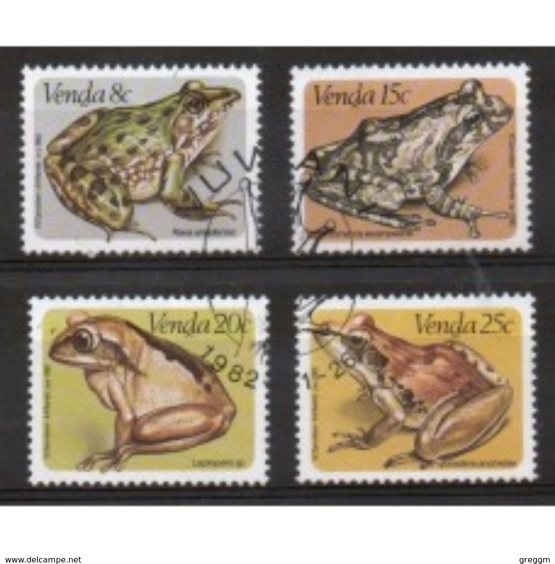 Venda Set Of Stamps Showing Frogs  From 1982.  This Set  Is In Fine Used Condition. - Venda