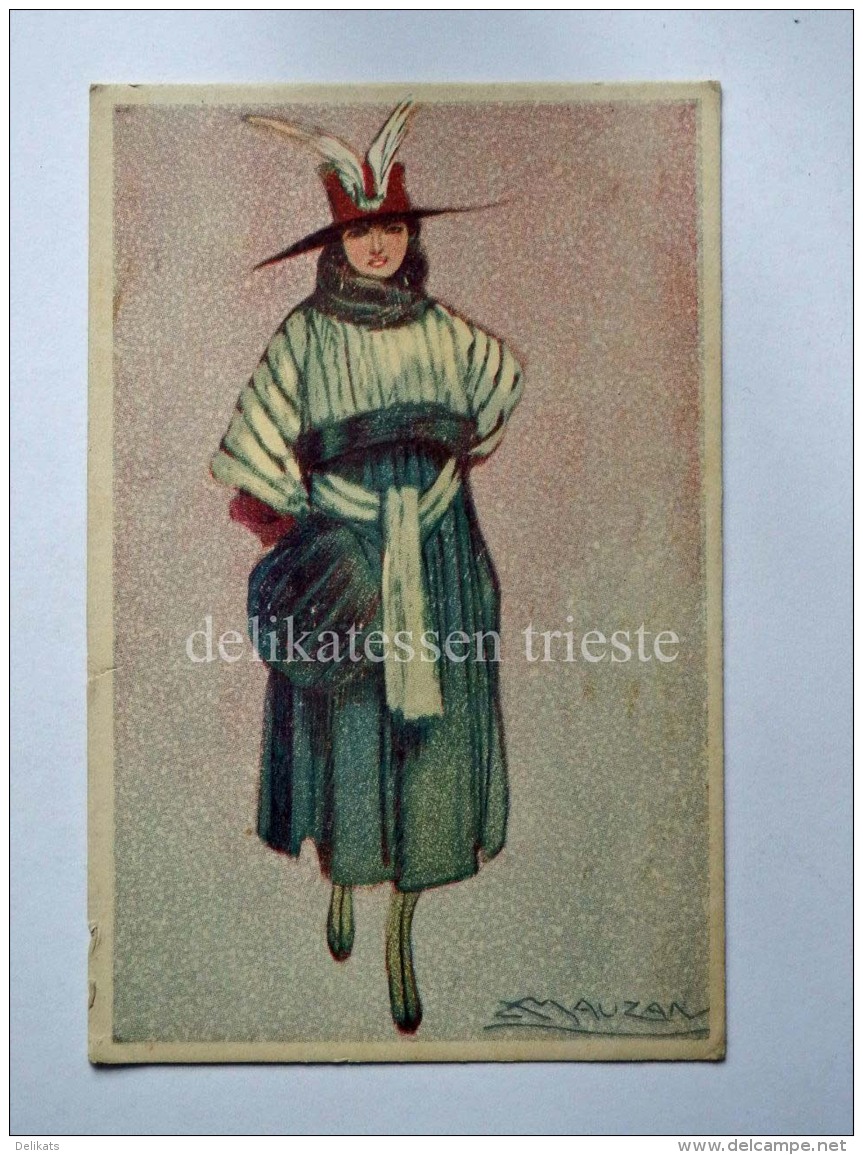 ILLUSTRATORE MAUZAN Donna Lady Vecchia Cartolina AK Old Postcard 72 - 4 - Mauzan, L.A.