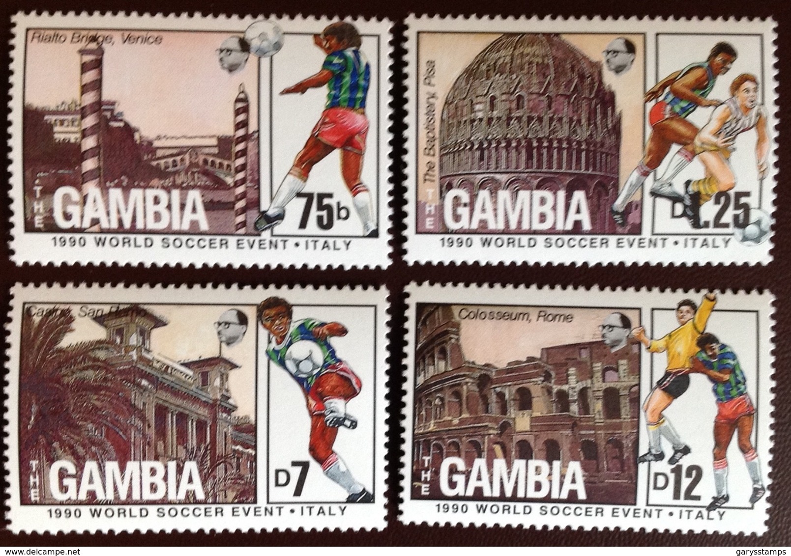 Gambia 1989 World Cup 1st Issue MNH - Gambia (1965-...)