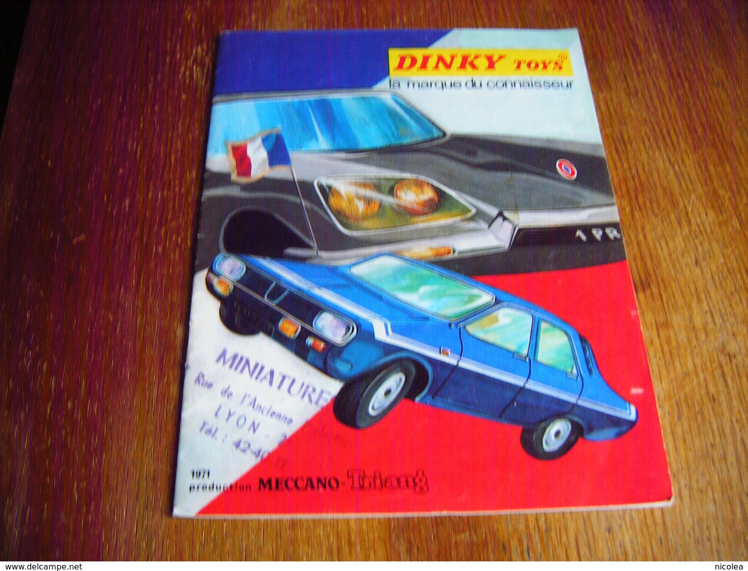 Catalogue  23 PAGES VOITURES DINKY TOYS 1971 BON ETAT 2 CV -4L - CHAR - AVIONS -PINDER -204 -FIAT MERCEDES -SIMCA-DS ... - Catalogues & Prospectus