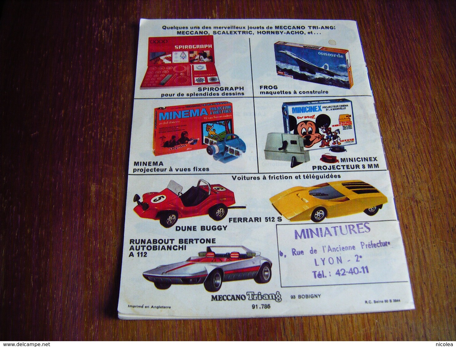 Catalogue  23 PAGES VOITURES DINKY TOYS 1971 BON ETAT 2 CV -4L - CHAR - AVIONS -PINDER -204 -FIAT MERCEDES -SIMCA-DS ... - Catalogues & Prospectus