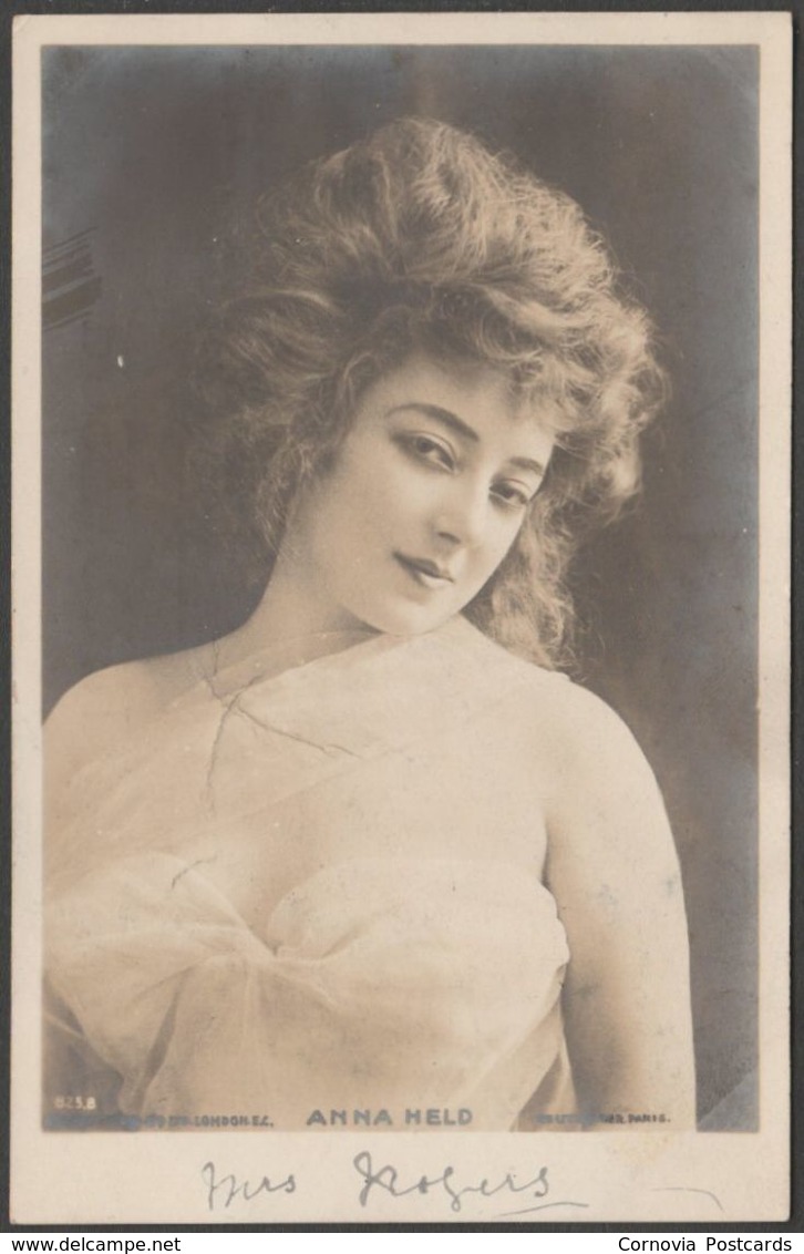 Singer Anna Held, C.1905 - Rotary RP Postcard - Entertainers