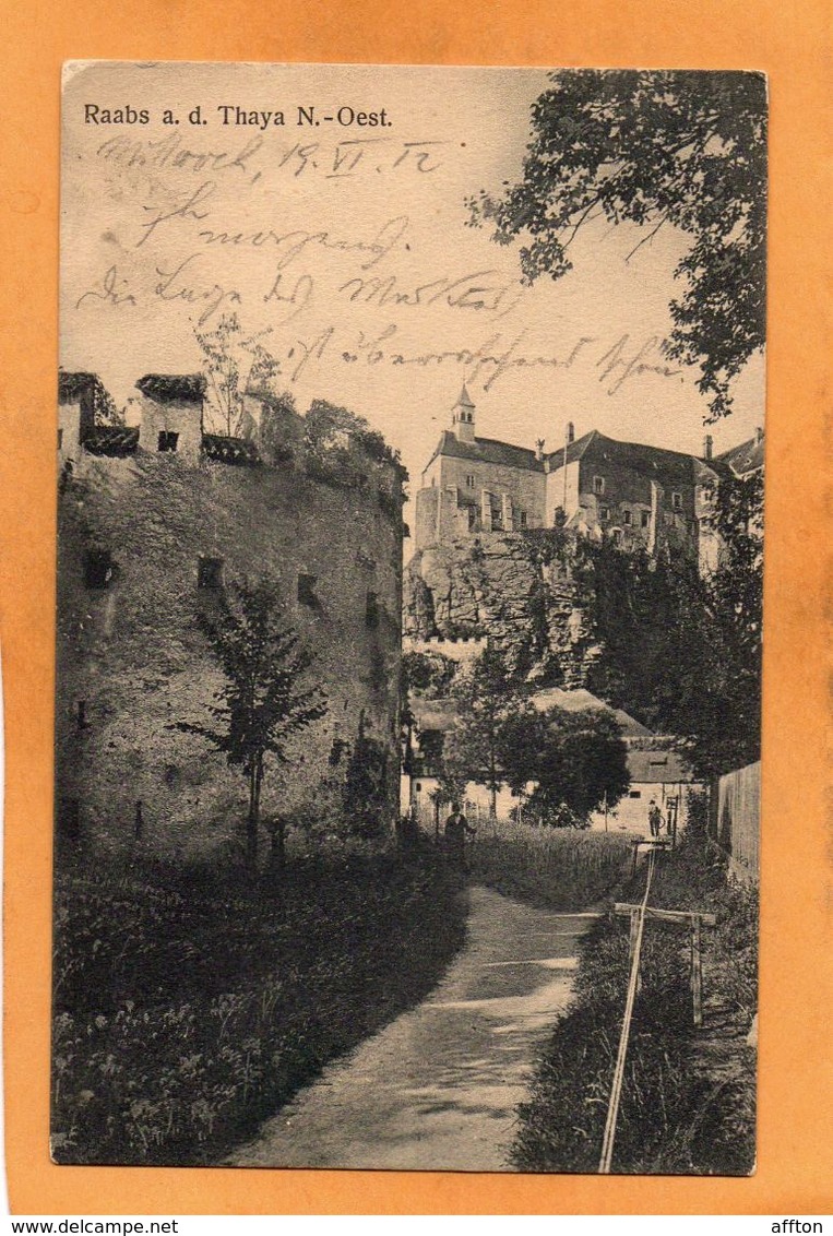 Raabs A.d. Thaya NO 1912 Postcard - Raabs An Der Thaya