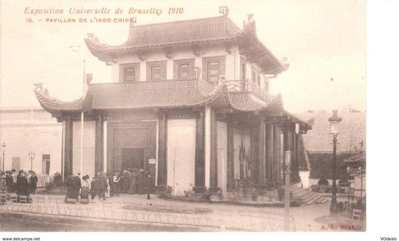 Bruxelles - CPA - Exposition De Bruxelles 1910 - Pavillon De L'Indo-chine - Expositions Universelles