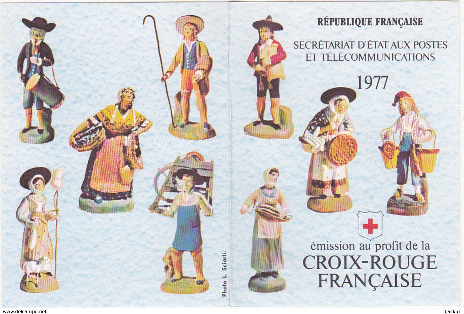 1977 - CROIX-ROUGE FRANCAISE / 2 X 4 Timbres (Stamps) / Carnet / Booklet / Red-Cross - Croix Rouge