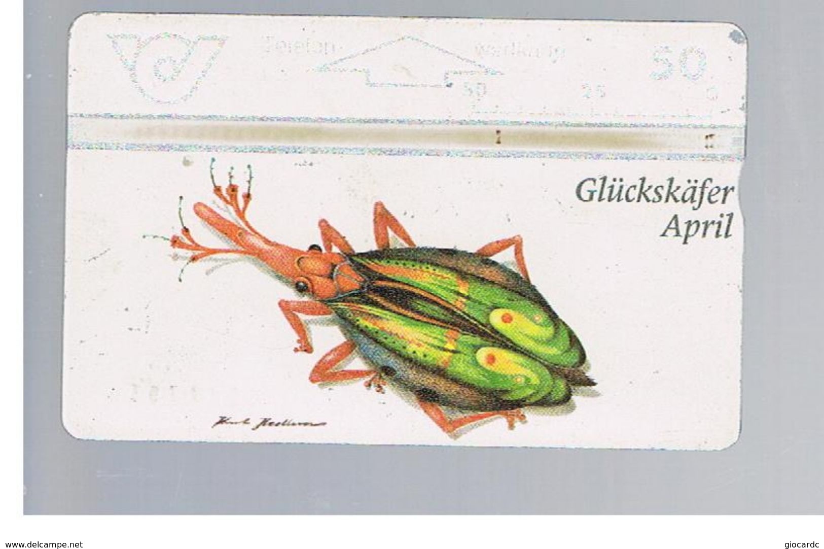 AUSTRIA - TELEKOM AUSTRIA L&G - 1996 LUCKY BEETLE, APRIL  -     USED - RIF. 10277 - Andere & Zonder Classificatie