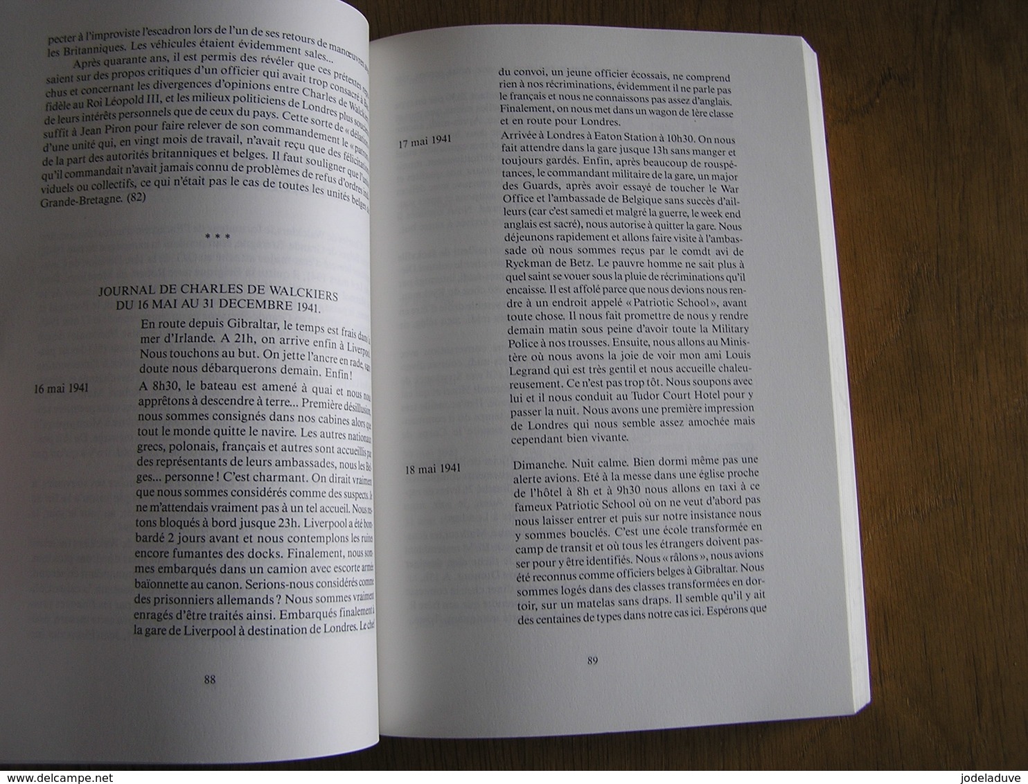 L' HEURE DU CHOIX Guerre 40 45 Brigade Piron SAS Légionnaires Parachutistes Débarquement Evasion Infanterie Armée Belge