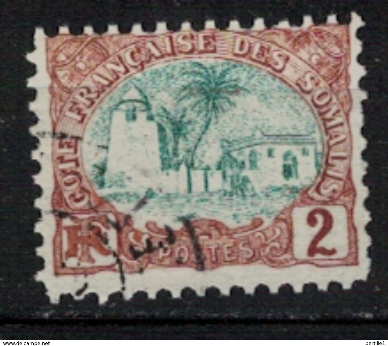 COTE DES SOMALIS     N°  YVERT  38        OBLITERE       ( O   3/01 ) - Used Stamps