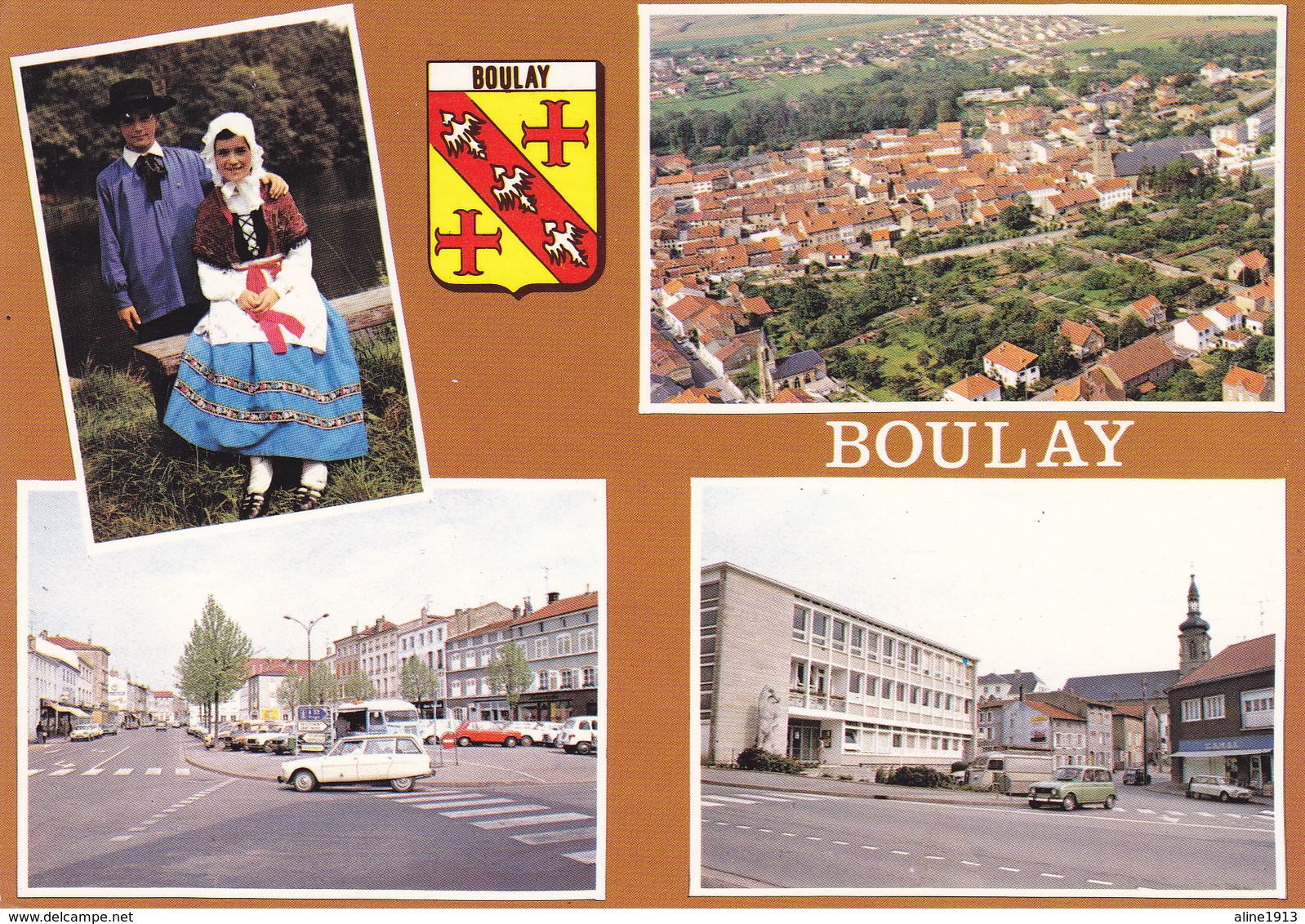 57 BOULAY / MULTIVUES / BLASON / VOITURES - Boulay Moselle