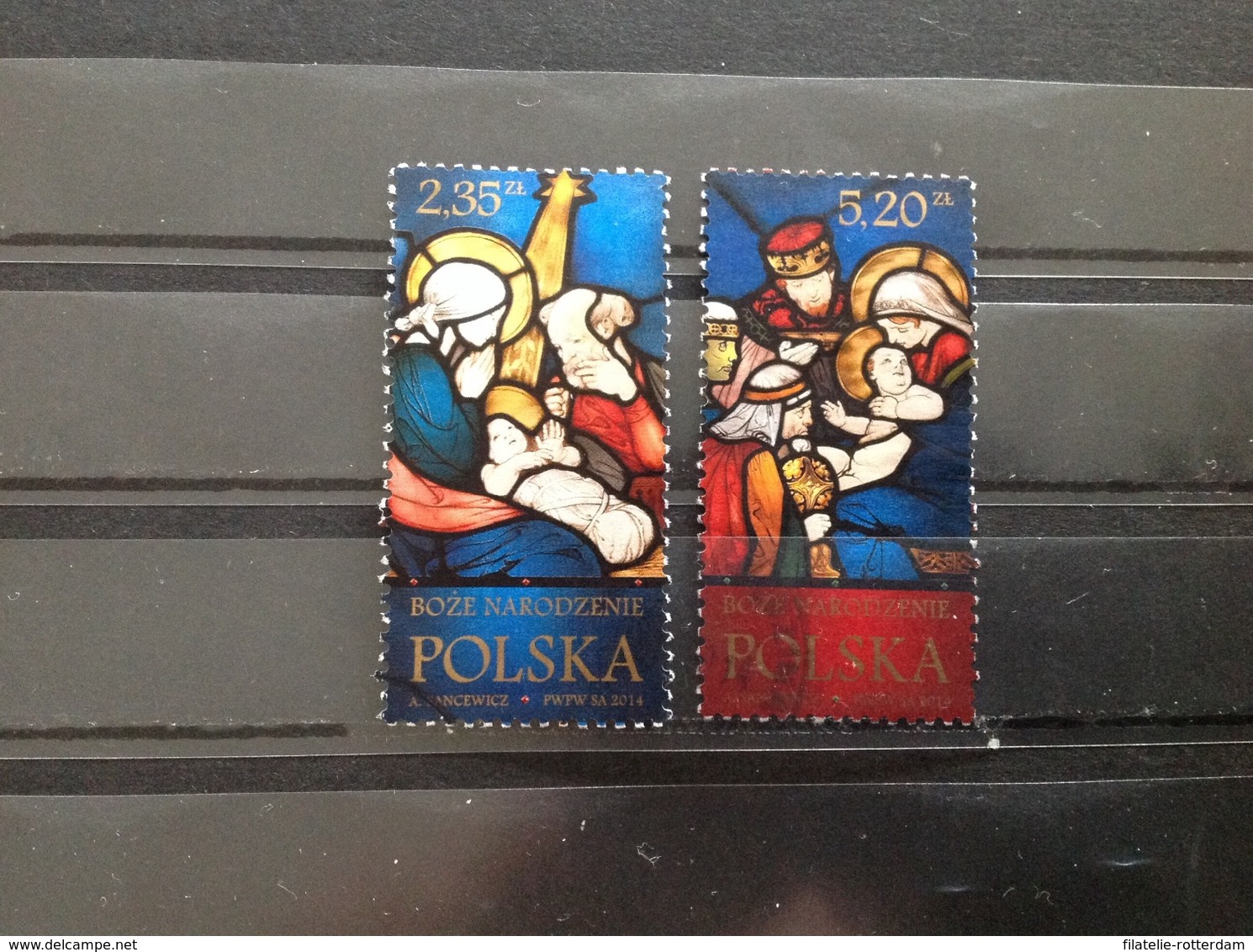 Polen / Poland - Complete Set Kerstmis 2014 - Used Stamps