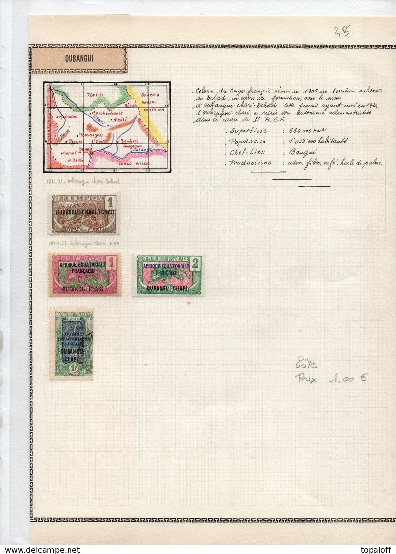 Page D'album OUBANGUI   Neufs Et Oblitéré - Used Stamps