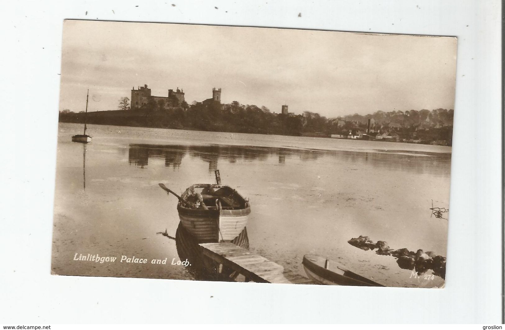 LINLITHGOW PALACE AND LOCH 274 - West Lothian