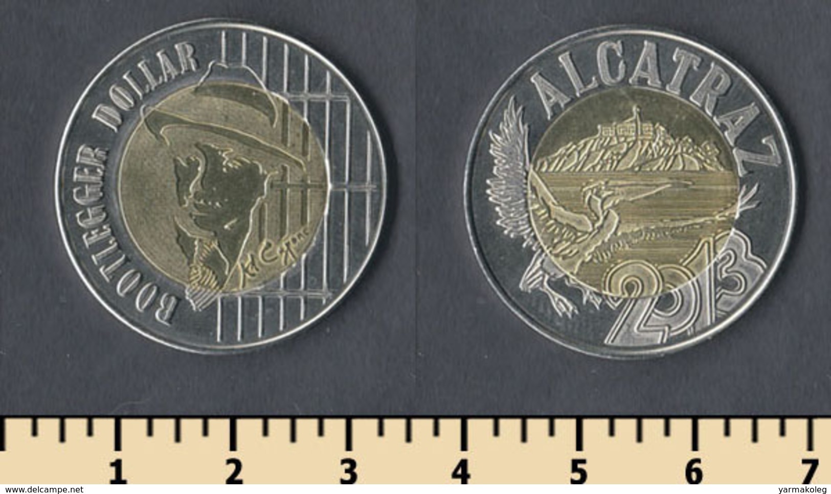 Alcatraz Island 1 Dollar 2013 - Autres – Amérique