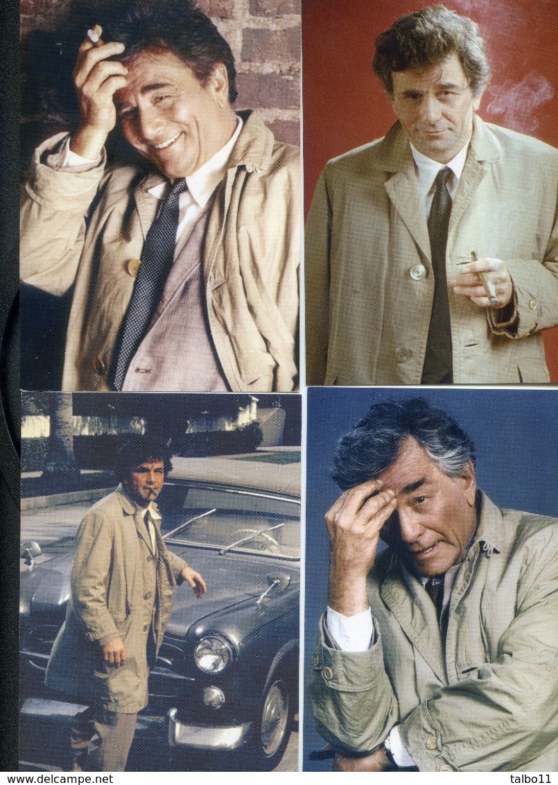 Lot De 10 Cartes - Serie Columbo - Peter Falk - Séries TV