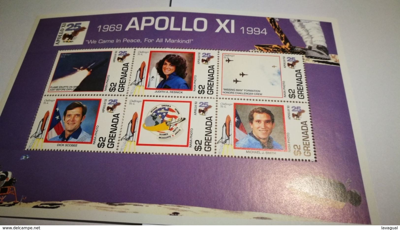 Blocs "Apollo XI" + Espace+1994 - Other & Unclassified