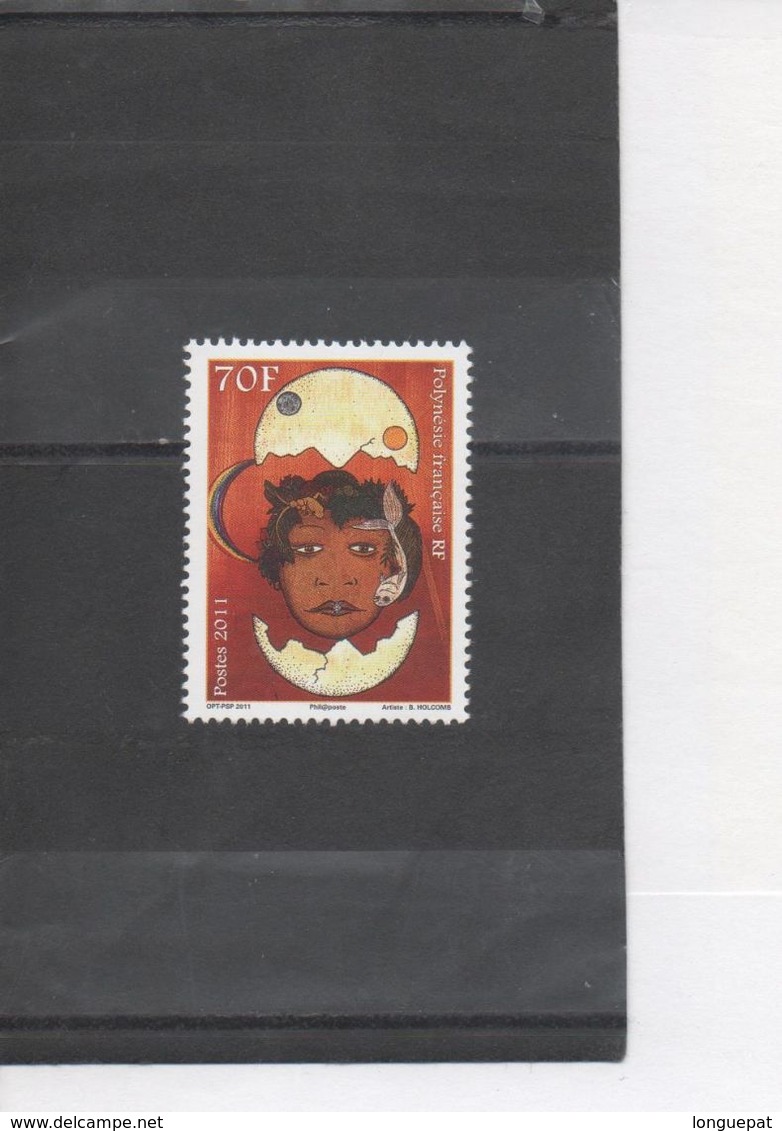 POLYNESIE Frse - Légende Polynésienne :  Ta'aroa -Tableau De Bobby Holcomb - Unused Stamps