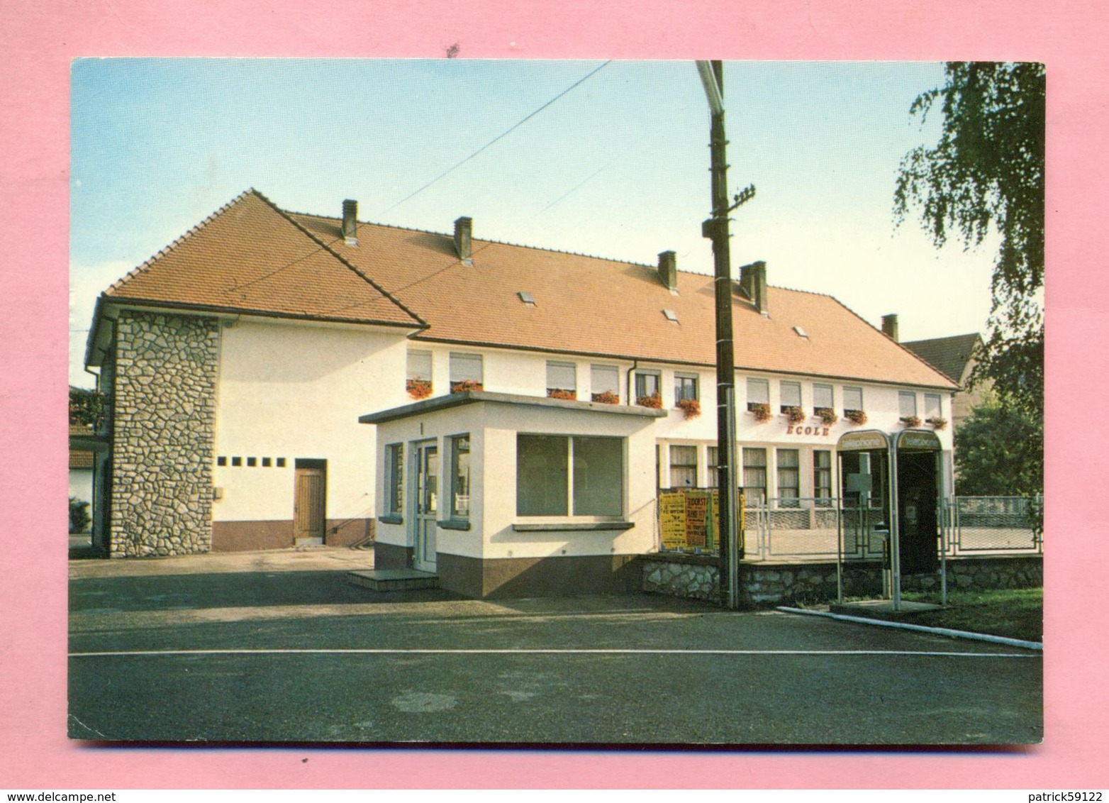 57 - MOSELLE - VOLMUNSTER Prés SARREGUEMINES - LA MAIRIE ET L'ECOLE - Volmunster