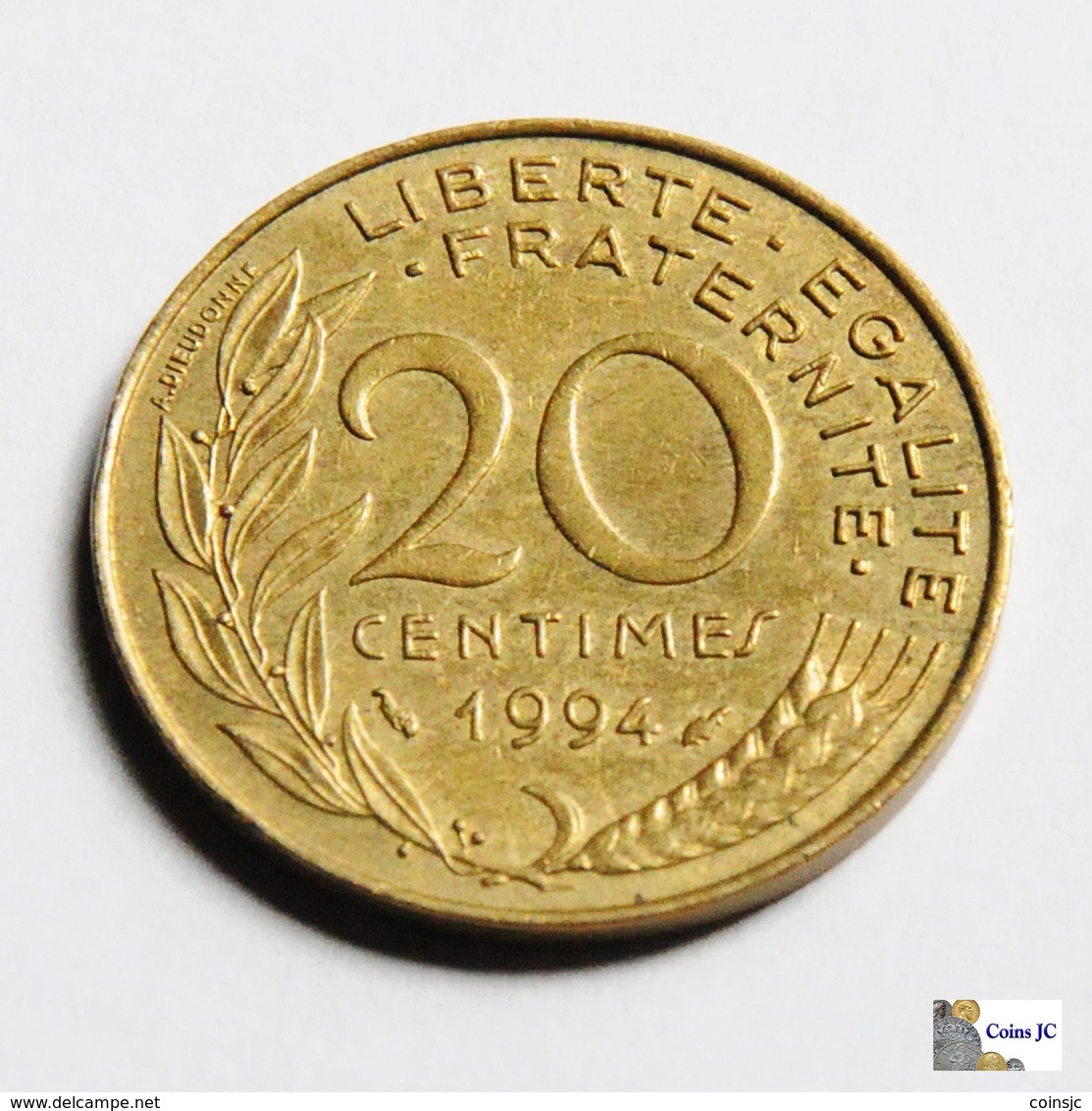 Francia - 20 Céntimes - 1994 - Otros & Sin Clasificación