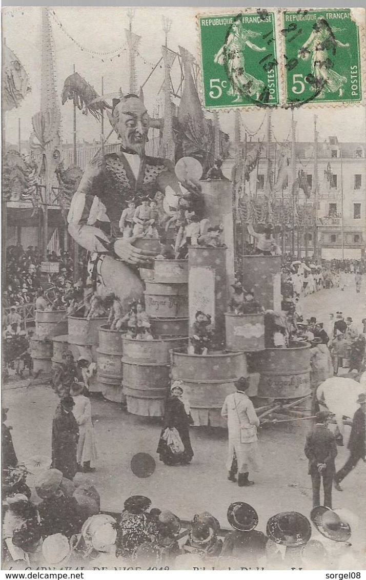 Alpes Maritimes CARNAVAL DE NICE 1913  Pilules Du Diable - Carnaval