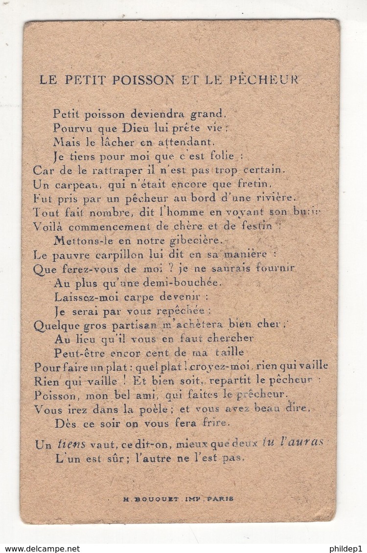 Margarine RUBAN BLEU égale Au Beurre Crème. Le Petit Poisson Et Le Pêcheur. Q2 - Autres & Non Classés