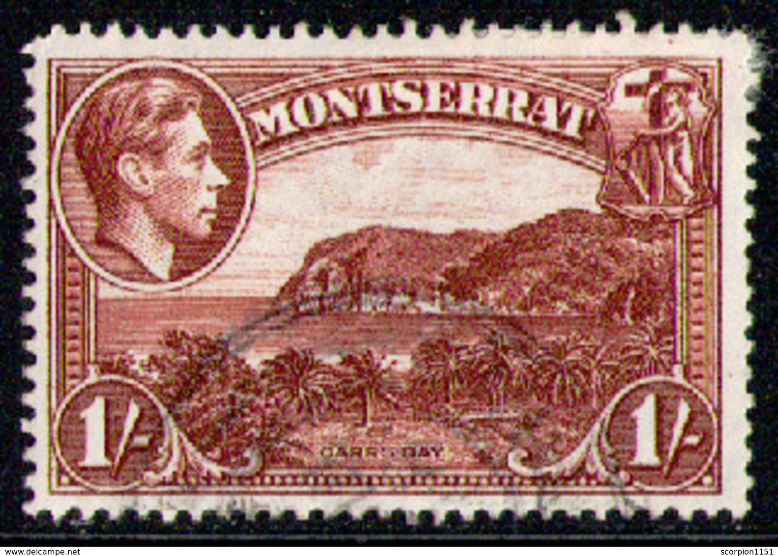 MONTSERRAT 1938 - From Set Used - Montserrat