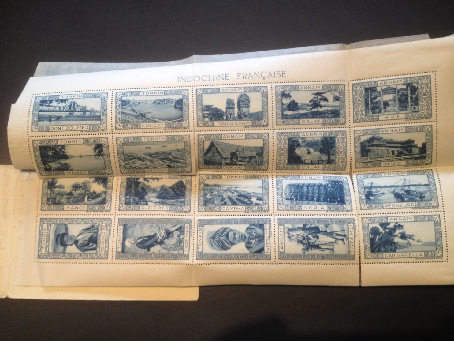 CARNET DE 40 TIMBRES-SOUVENIR + 9 // INDOCHINE 1930 - Collections (sans Albums)