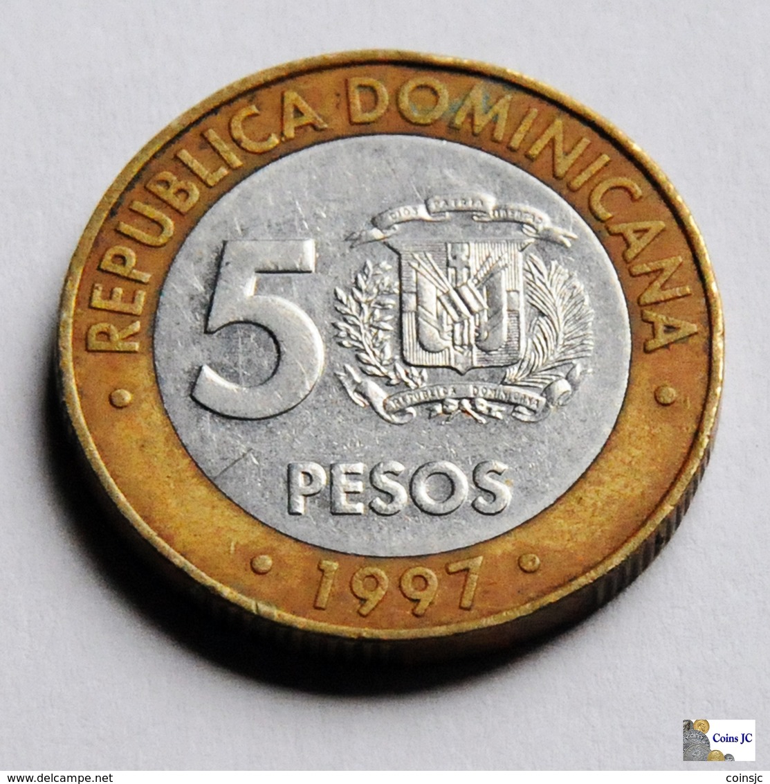 Dominican Republic - 5 Pesos - 1997 - Dominicaine