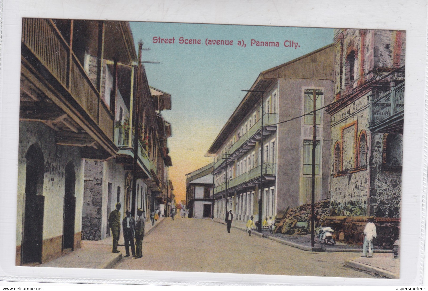 PANAMA. STREET SCENE(AVENUE A). I L MADURO JR.-TBE-BLEUP - Panama