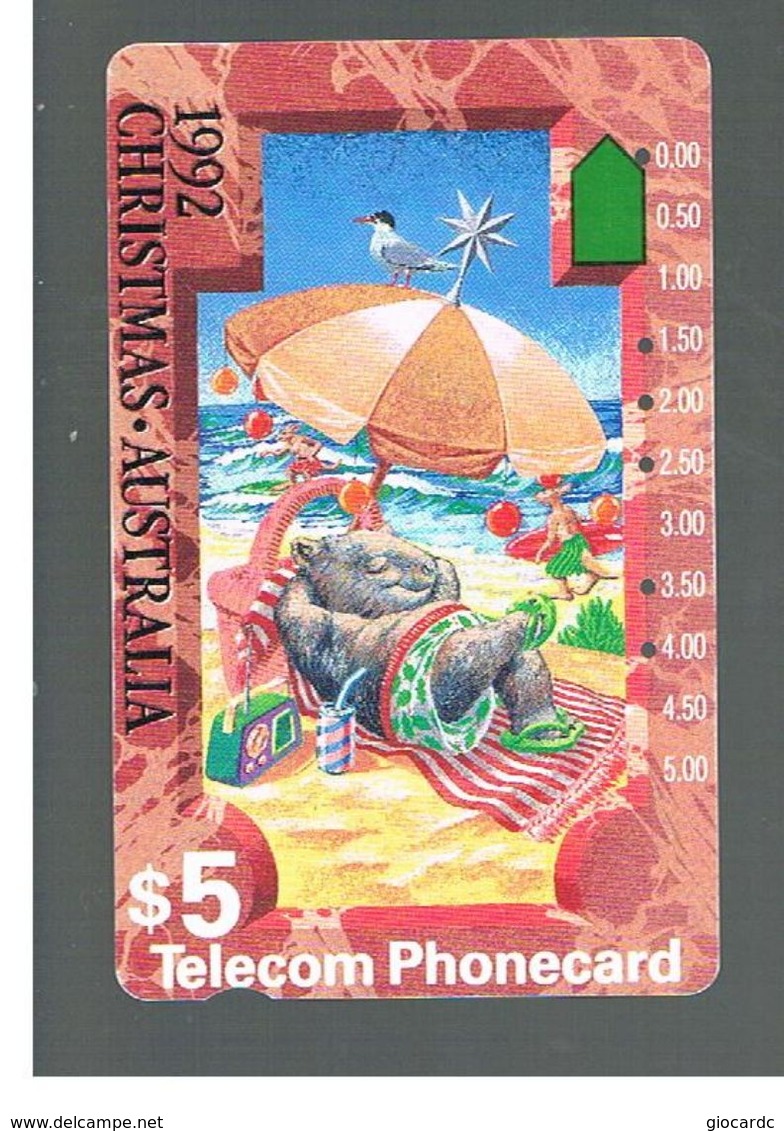 AUSTRALIA -   1992 CHRISTMAS     -   USED  -    RIF. 10289 - Noel