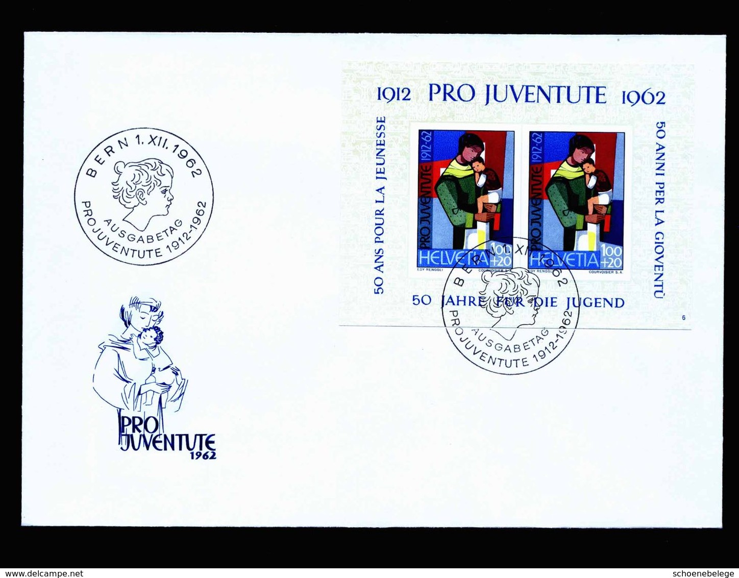 A5293) Schweiz FDC Block 18 Und Sonderbrief Block 21 - Briefe U. Dokumente