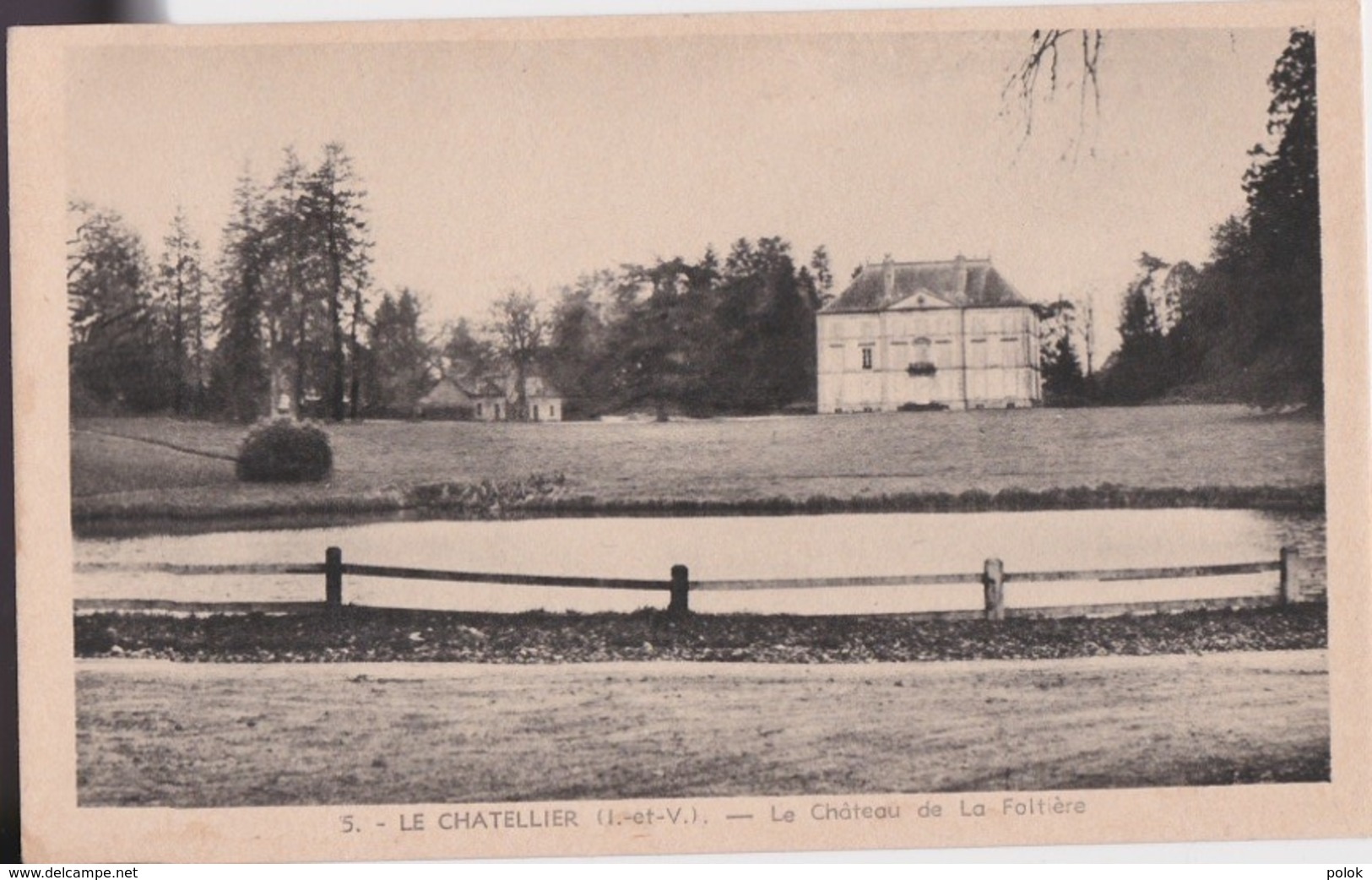 Cpa LE CHATELLIER - Le Château De La Foltière - Le Châtellier