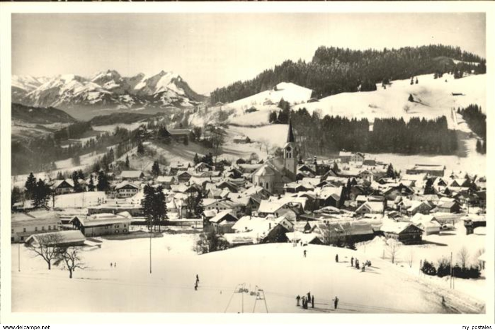 41229695 Oberstaufen Saentisgruppe Ski Oberstaufen - Oberstaufen