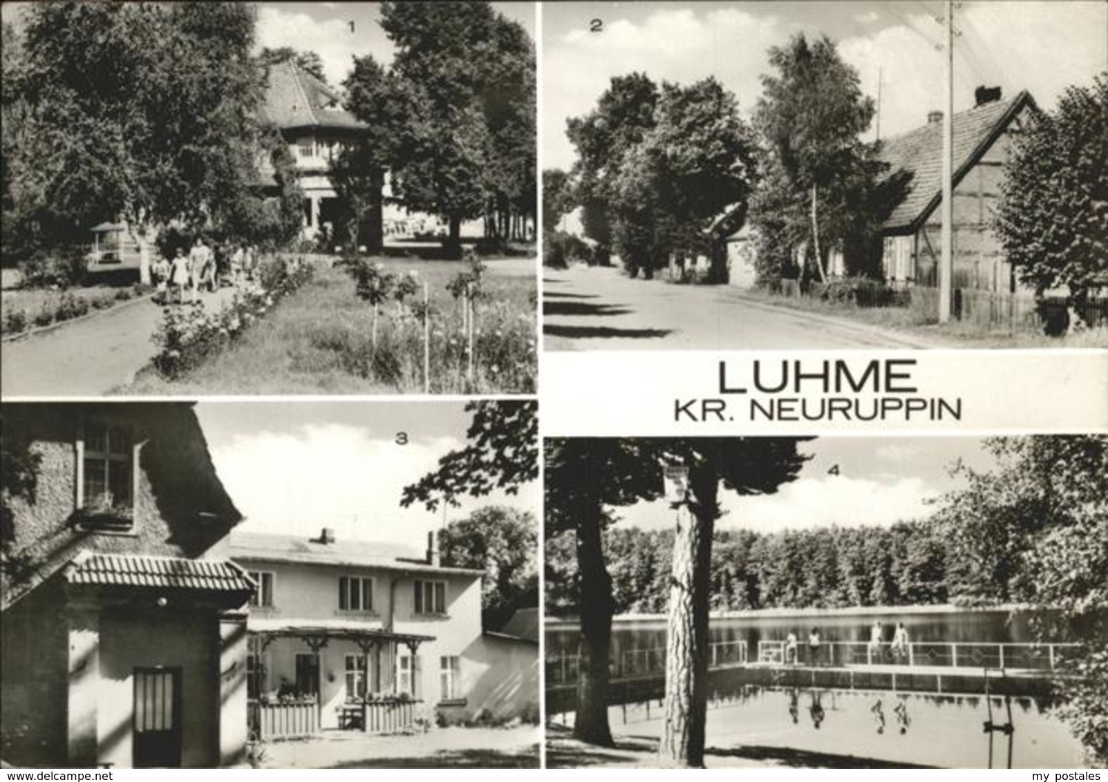 41235613 Luhme Kr. Neuruppin, Kinderferienlager Wilhelm Florin Rheinsberg - Zechlinerhütte