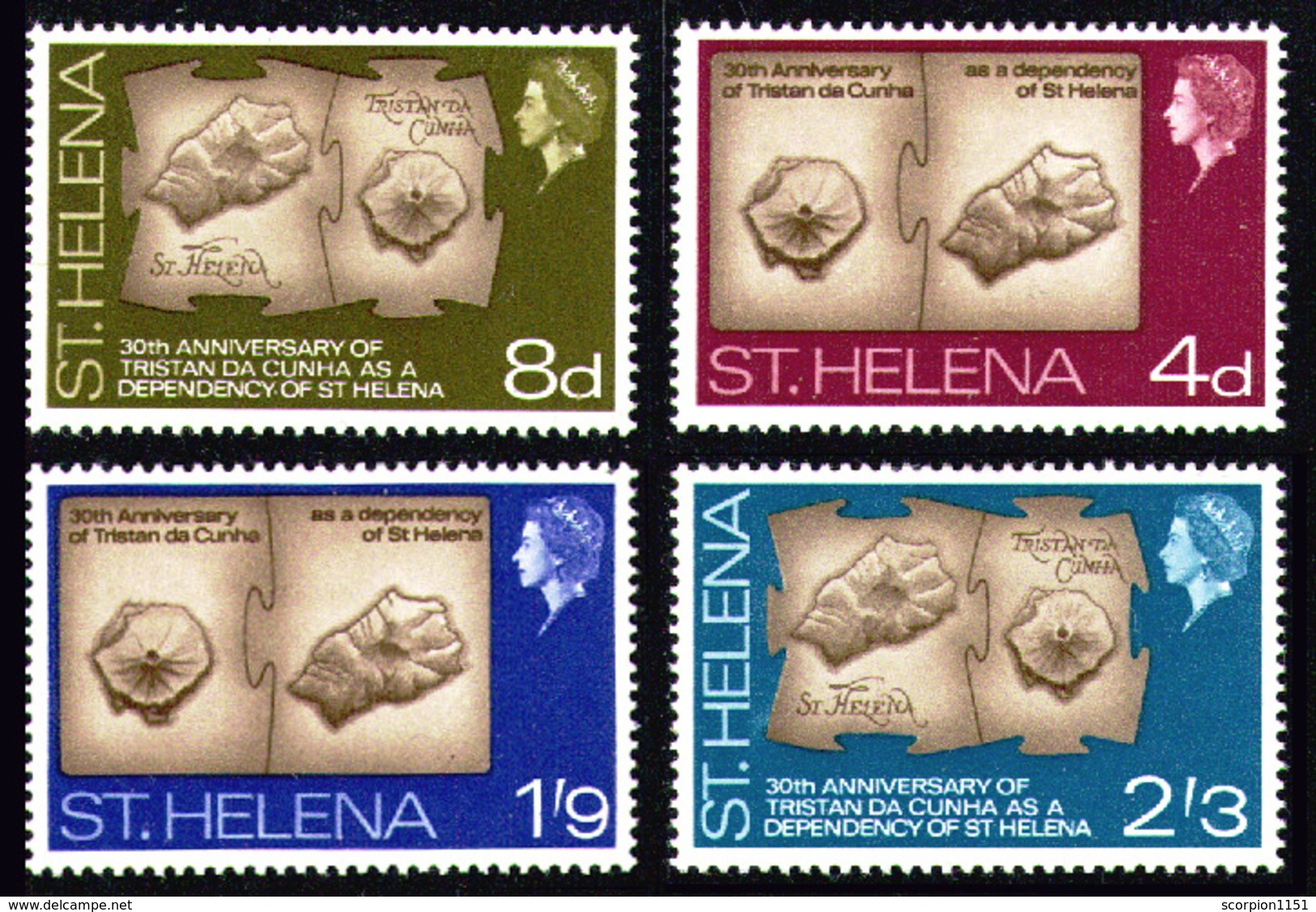 SAINT HELENA ISLAND 1968 - Full Set MH* - Saint Helena Island